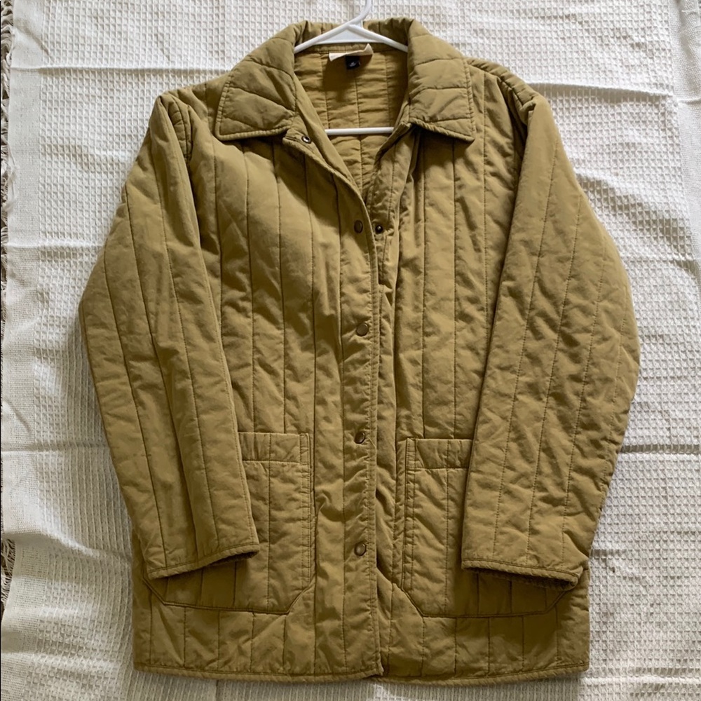 Women's Quilted Jacket in Tan